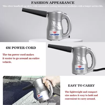 XPOWER A-2C Silver Elektrischer Laubgebläse Autotrockner Multipack Gebläse Dryer - Bild 1 von 4
