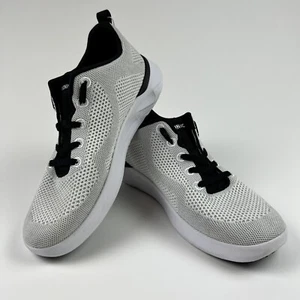 Vionic Arrival Slip Resistant Sneakers Lace Up White Black Womens 10 Barely Worn - Picture 1 of 11