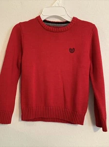 NWT Chaps Boys Sweater Red Sz 4/5(XXS) Retail: $40 (MW-385) - Picture 1 of 6