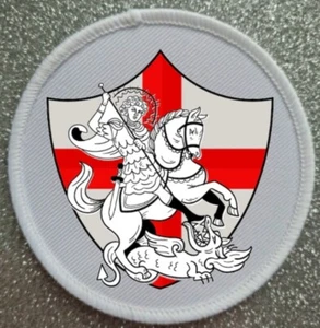 3 Inch St George England Iron / Sew on Patch Badge  - Picture 1 of 1
