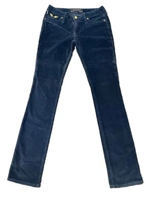 Y2K Women’s Robin’s Marilyn Brown Jeans Grunge With Gold Ascents Size 28 - Picture 1 of 15
