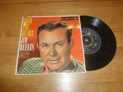 JIM REEVES - From the Heart - 1962 UK 4-track 7" Vinyl Single - Image 1 of 4