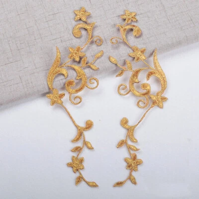 3D Flower Patch Iron Sew On Embroidered Badge Clothes Embroidery Applique DIY - Image 1 of 4