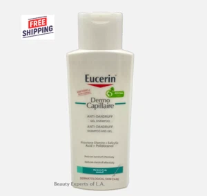 Eucerin Dermo Capillaire Anti-Dandruff Gel Shampoo Oily Scalp 250ml Exp 03/2027 - Picture 1 of 3