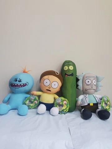 Rick and Morty 10” - 14" Plush Toy Pickle Rick Meeseeks Official License  NWT Cover