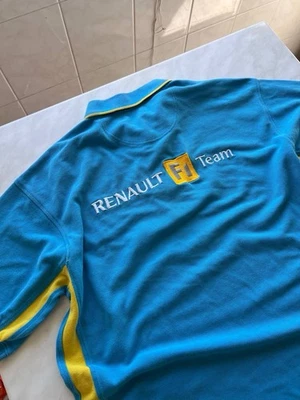 Formula 1 Renault F1 Team Racing Polo Shirt Blue Men's Size XL Alonso Vibes 00s - Image 1 of 4