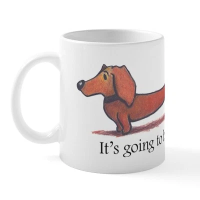CafePress Long Day Dachshund Mug 11 oz Ceramic Mug (1186004531)