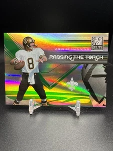 2007 Donruss Elite Passing The Torch Green /400 PT-24 Drew Brees Manning - Bild 1 von 2