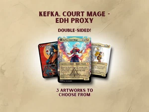 Kefka, Court Mage / Ruler of Ruin - 2 Sided Custom Magic: The Gathering Card - Picture 1 of 14