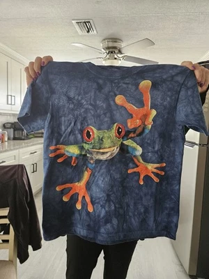 Camiseta de ojos rojos árbol rana tie dye talla juvenil grande la montaña nueva sin etiquetas.      A44 Foto 1 de 4