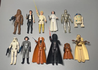Vintage Star Wars Kenner First 12 Action Figures Read - Image 1 of 4