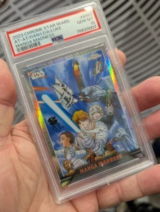 2023 Chrome Star Wars ATAT/HAN/LEIA/LUKE MM1 Manga Madness 🔥PSA 10 - Picture 1 of 4