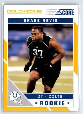 2011 Score Gold Zone #332 Drake Nevis RC Colts - Image 1 of 2