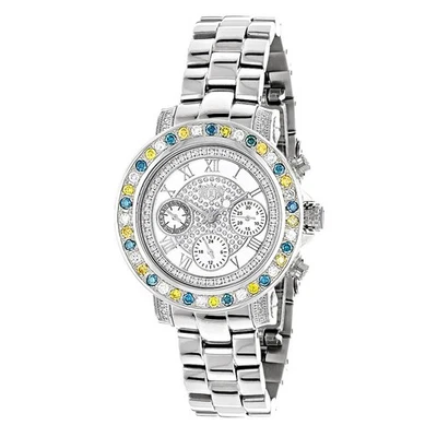 Reloj Mujer Acero Inoxidable Diamante | Luxurman Montana 36 mm Foto 1 de 4