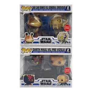 Funko Pop Star Wars Darth Maul vs Vizsla JarJar Binks vs General Grievous Bundle - Bild 1 von 15