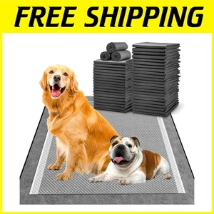 Large Charcoal Puppy Pads 28x34 Inches 40 Pack - Picture 1 of 9