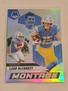 Ladd McConkey 2025 Panini Mosaic Silver Prizm MONTAGE Insert #6 Chargers - Bild 1 von 1