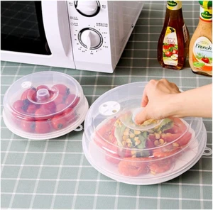 Microwave Splatter Cover for Food, Bpa-Free Steam Vents Microwave Plate Cover wi - Picture 1 of 12