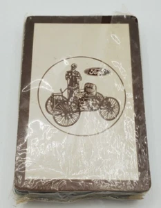 Vintage New Cards Ford Cards Sealed Sliced open on Top See Last Picture - Picture 1 of 3
