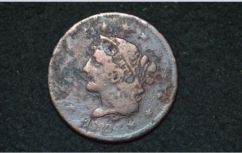 1839 Large Cent - BOOBY Head * VG Details * FREE SHIPPING Cover