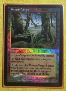 MTG - Krosan Verge FOIL - Judgment -  Land Uncommon - Magic The Gathering - Picture 1 of 1