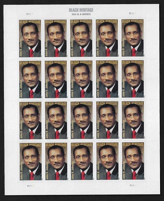 US Stamps Full Pane Of 20, Black Heritage, John H. Johnson, #4624 - Image 1 of 2