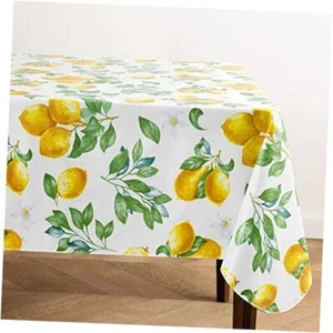  Home Fashions Vintage Lemon and Citrus Blooms 60"x84" Rectangle (Tablecloth) - Picture 1 of 8
