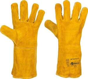 Schweißerhandschuhe Gr. XXL gelb - Bild 1 von 1