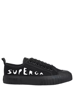Superga zapatillas mujer 2630 S3138DW-A5F Black - White Nero algodón logotipo - Imagen 1 de 5