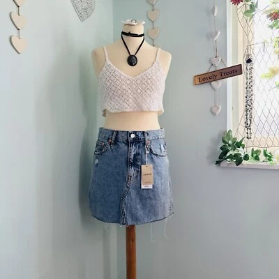 Denim Mini Skirt , New With Tag ! - Image 1 of 4