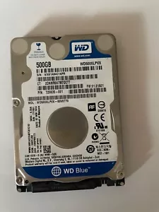 Disque dur 500 Go , sata , 2.5 pouces , western digital 6 gbits slim WD5000LPVX - Photo 1/1