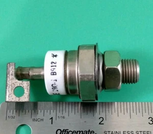 GENERAL ELECTRIC GE B912 RECTIFIER DIODE SEMICONDUCTOR - Picture 1 of 6