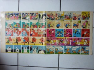 SERIE COMPLETE DE 10 blocs de 5 autocollants - opération 48 81 00 - 1974 - Imagen 1 de 6