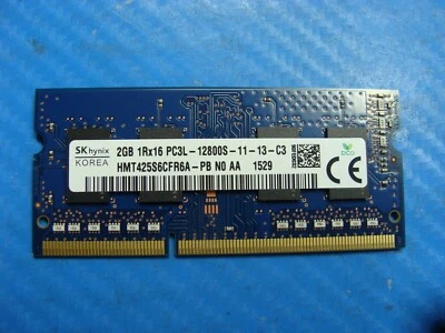 HP Envy 15.6" m6-p113dx SO-DIMM RAM Memory 2GB 1Rx16 PC3L-12800S HMT425S6CFR6A - Image 1 of 2