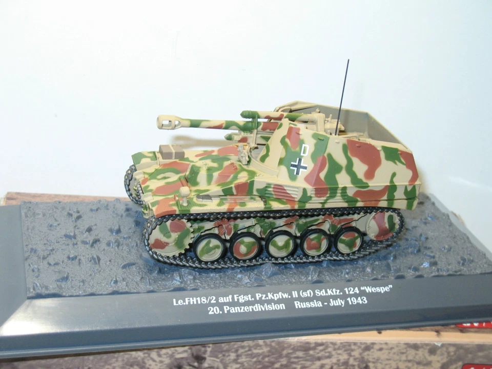 Altaya 比例 1: 43,大型德国军用坦克 Wespe 俄罗斯 1943 — 第 1/1 张图片