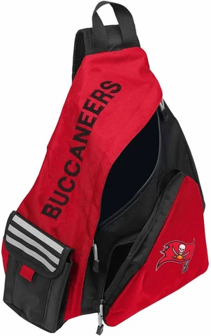 NWT NFL Tampa Bay Buccaneers Leadoff Slingbag Sling School Gym Travel Backpack Cover
