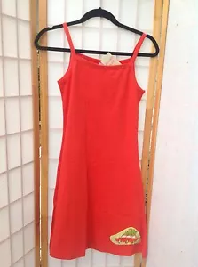 Heather Ross Munki Fabric Nightgown S Pajamas PJs Slip Christmas Tree Car Wagon - Picture 1 of 4