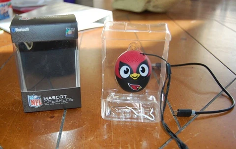 NFL MASCOT SPEAKER ARIZONA CARDINALS NEW IN BOX BITTY BOOMERS BRAND Cover