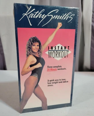 Kathy Smith's Instant Workout (VHS, 1993) Exercise Health RARE ~ Sealed New - Image 1 of 3