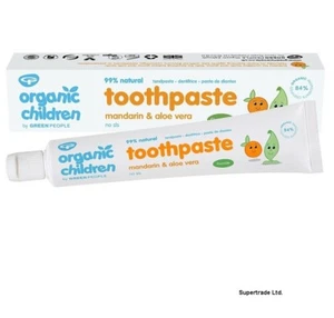 Green People Organic Children Mandarin & Aloe Vera With Fluoride Toothpaste 50ml
