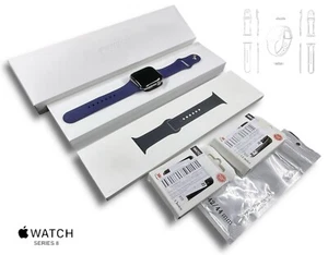 ⌚️📡Apple Watch Series 8- Acier Inoxydable (GPS + Cellulaire 45MM) Satellite 🛰️ - Photo 1/8