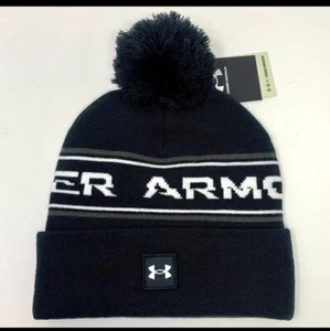 Under Armour Men's Halftime Pom Beanie NWT - Picture 1 of 2