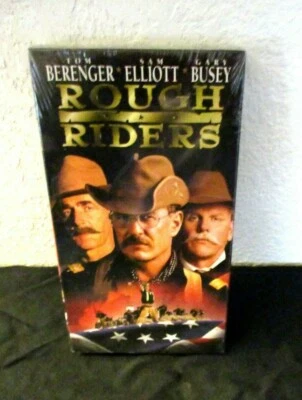 Rough Riders (VHS 1997) George Hamilton, Sam Elliot, Tom Berenger- Brand New - Image 1 of 3