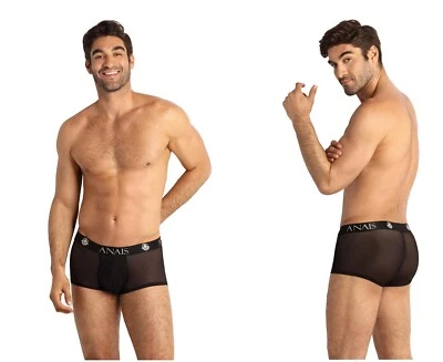 ANAIS FOR MEN NETZ BOXER SHORTS clubwear schwarz boxershorts slip transparent