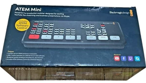 Blackmagic Design ATEM Mini Live Video Production Switcher HDMI Streaming Used - Picture 1 of 9