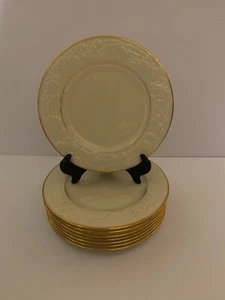 Lenox "Fruits of Life" Gold Trim Salad Plates. Set of 8. - Picture 1 of 4