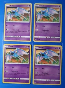 4x Zubat 64/214 Pokemon card SM Unbroken Bonds common NM - Picture 1 of 1
