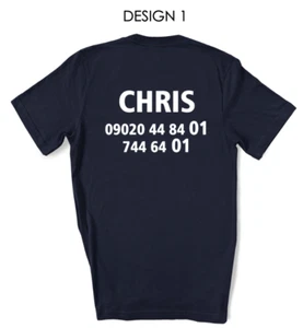 Personalised Im A Celebrity Jungle T-Shirt Name Back Personalized Fancy Dress - Picture 1 of 5