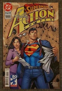 Action Comics #1000 1990s Variant Signed by Raphael Albuquerque and Dave McCaig - Picture 1 of 4