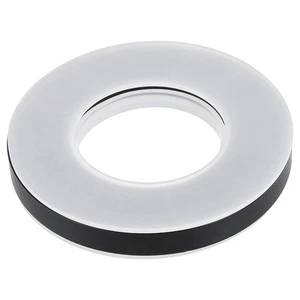 Anillo de montaje para fregadero de baño, base de soporte de montaje de drenaje de fregadero de plástico, negro - Imagen 1 de 6